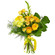 Yellow bouquet of roses and chrysanthemum. Chile
